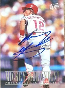 Mickey Morandini Autographed 1996 Fleer Ultra #257