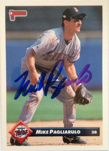 Mike Pagliarulo Autographed 1993 Donruss #707