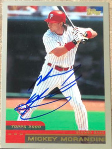 Mickey Morandini Autographed 2000 Topps Traded & Rookies #T-104