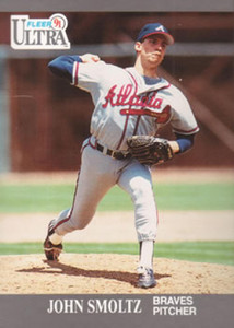 1991 Ultra #12 John Smoltz VG Atlanta Braves 