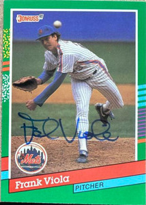 Frank Viola Autographed 1991 Donruss #529