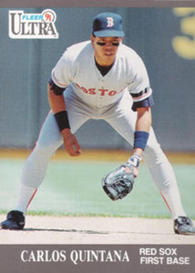 1991 Ultra #39 Carlos Quintana VG Boston Red Sox 