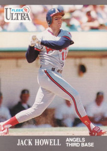 1991 Ultra #47 Jack Howell VG California Angels 