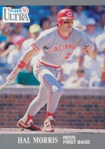 1991 Ultra #98 Hal Morris VG Cincinnati Reds 