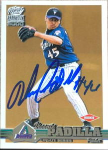 SOLD 119045 Vicente Padilla Autographed 2000 Pacific Paramount Update #6-U Rookie Card 