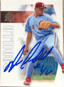 Vicente Padilla Autographed 2002 SP Authentic #195
