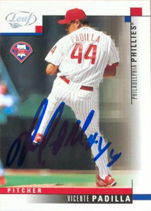 Vicente Padilla Autographed 2001 MLB Showdown All-Star Game #039 at  's Sports Collectibles Store