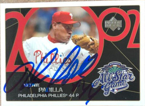 Vicente Padilla Autographed 2003 Upper Deck 40 Man #806