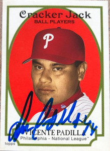 Vicente Padilla Autographed 2005 Topps Cracker Jack #59