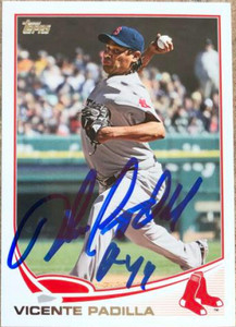 Vicente Padilla Autographed 2013 Topps #279
