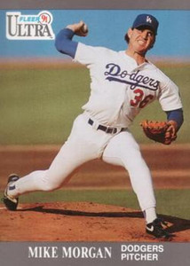 1991 Ultra #165 Mike Morgan VG Los Angeles Dodgers 