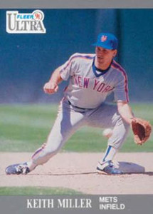 1991 Ultra #225 Keith Miller VG New York Mets 