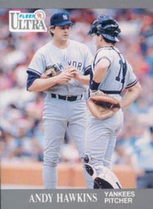 1991 Ultra #234 Andy Hawkins UER VG New York Yankees 