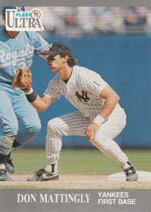 1991 Donruss #107 Don Mattingly VG New York Yankees - Under the Radar Sports