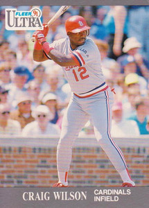1991 Ultra #298 Craig Wilson VG RC Rookie St. Louis Cardinals 