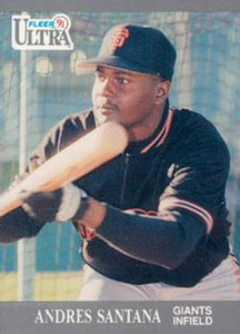 1991 Ultra #328 Andres Santana VG San Francisco Giants 
