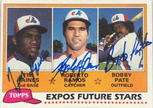 Tim Raines 2017 HOF Expos Autograph 1981 Topps #479 ROOKIE