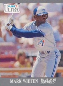 1991 Ultra #371 Mark Whiten VG Toronto Blue Jays 
