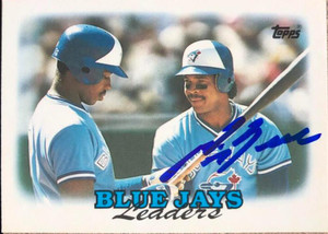 George Bell Autographed 1988 Topps Tiffany #729