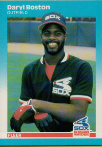 1987 Fleer #487 Daryl Boston NM Chicago White Sox 