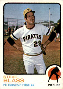 1973 Topps #95 Steve Blass VG Pittsburgh Pirates 