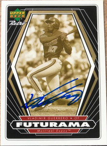 Vladimir Guerrero Autographed 1998 Upper Deck Retro #122
