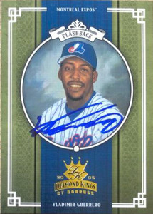 Vladimir Guerrero Autographed 2005 Donruss Diamond Kings #421 Vladimir Guerrero Autographed 2005 Donruss Diamond Kings #421