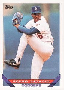 1993 Topps #93 Pedro Astacio VG Los Angeles Dodgers 
