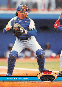 1991 Stadium Club #424 Gary Carter VG Los Angeles Dodgers 