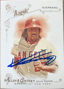 Vladimir Guerrero Autographed 2014 Topps Allen & Ginter #209 Vladimir Guerrero Autographed 2014 Topps Allen & Ginter #209