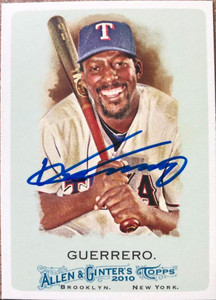 Vladimir Guerrero Autographed 2010 Topps Allen & Ginter #134