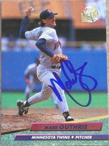 Mark Guthrie Autographed 1992 Fleer Ultra #396