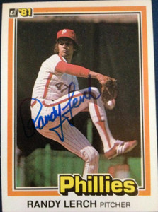 Randy Lerch Autographed 1981 Donruss #574