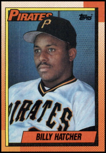 1990 Topps #119 Billy Hatcher VG Pittsburgh Pirates 