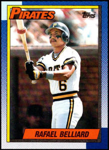1990 Topps #143 Rafael Belliard VG Pittsburgh Pirates 