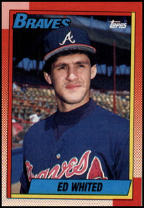 1990 Topps #111 Ed Whited VG RC Rookie Atlanta Braves 