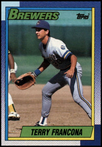 1990 Topps #214 Terry Francona VG Milwaukee Brewers 
