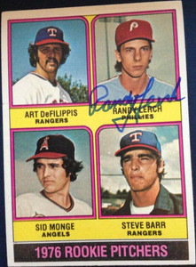 Randy Lerch Autographed 1976 Topps #595