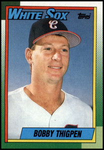 1990 Topps #255 Bobby Thigpen VG Chicago White Sox 