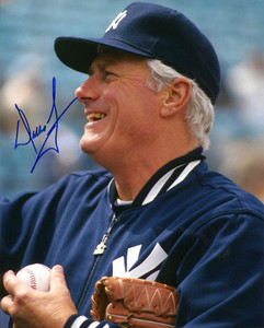 Dallas Green Autographed Yankees 8 x 10  Photo 