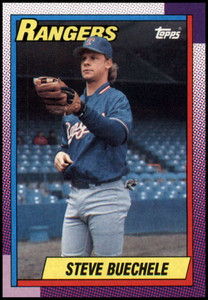 1990 Topps #279 Steve Buechele VG Texas Rangers 