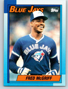 1990 Upper Deck Fred McGriff card #108 Toronto Blue Jays Baseball