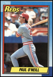 1990 Topps #332 Paul O'Neill VG Cincinnati Reds 