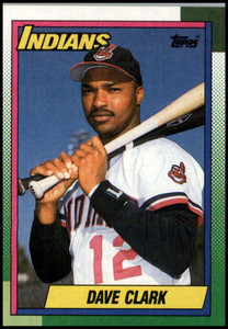 1990 Topps #339 Dave Clark VG Cleveland Indians 