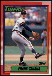 1990 Topps #343 Frank Tanana VG Detroit Tigers 