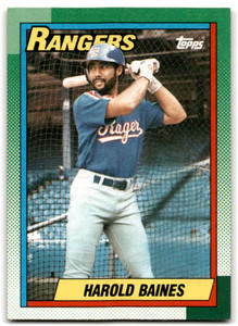 1990 Topps #345 Harold Baines VG Texas Rangers 