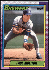 1990 Topps #360 Paul Molitor VG Milwaukee Brewers 
