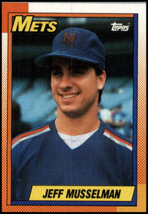 1990 Topps #382 Jeff Musselman VG New York Mets 