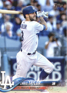 2018 Topps #369 Chris Taylor NM-MT Los Angeles Dodgers 
