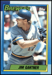 1986 Fleer #487 Jim Gantner VG Milwaukee Brewers - Under the Radar